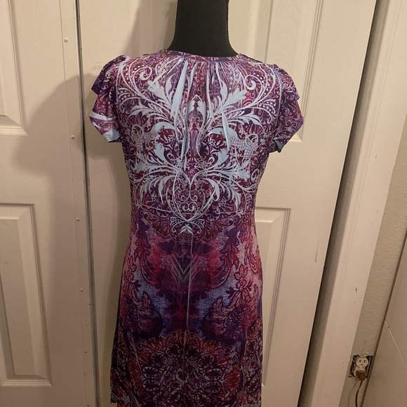 Apt 9 | women’s dress| mid length | small | multi-purple - Picture 7 of 9